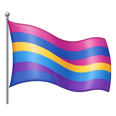 bandera bisexual sticker