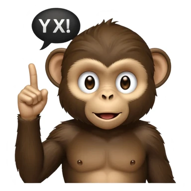 black monkey holding up a middlefinger with a speech bubble saying "apex" sticker