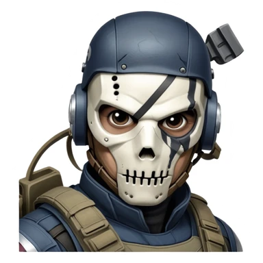 crossbones brock rumlow from captain america: civil war sticker