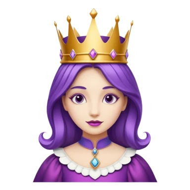 purple queen in alice wonderland, sticker