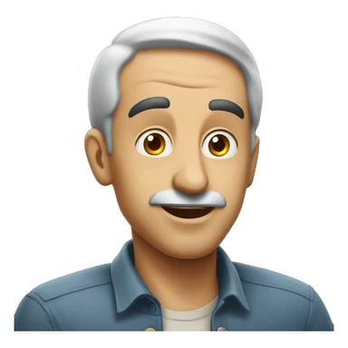 Turkish man have a surprised  sticker