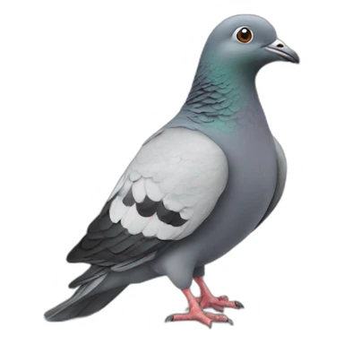pigeon pencil sticker
