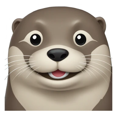 loutre dans une couverture  sticker