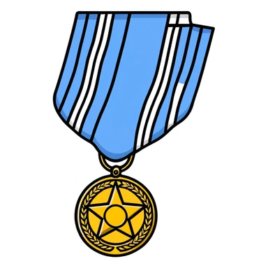 historical military medal sticker