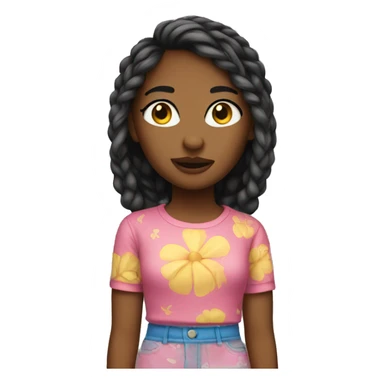 brat girl summer sticker