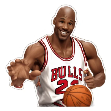 micheal-jordan et Jams sticker