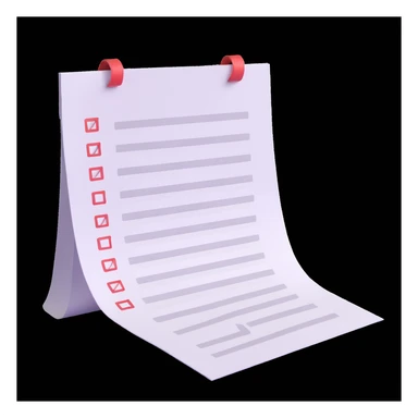 a to-do list paper that is extremely long, curling up and down like a snake, filled with many tiny checkboxes, fading into the distance to look never-ending sticker