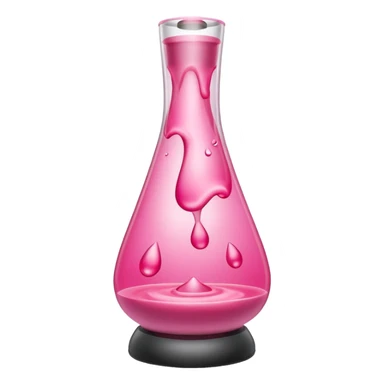 Pink lava lamp  sticker