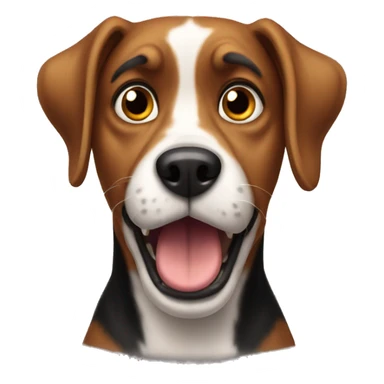 shocking dog sticker