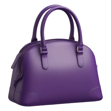 Purple handbag sticker