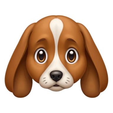 sad dog who is lonely sticker