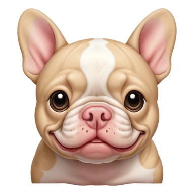 French bulldog combined with a pig sticker