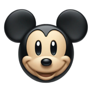 Head Mickey mouse sticker
