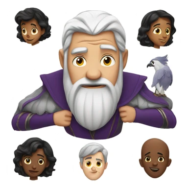 disney's merlin sticker