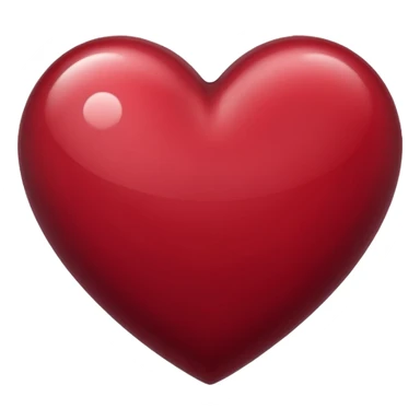 Bordeaux heart sticker