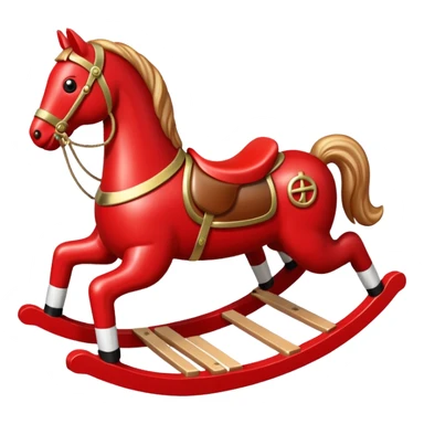 red Rocking Horse sticker
