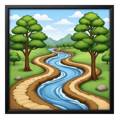 River Path sticker