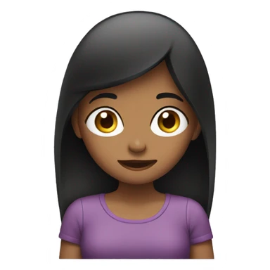 a girl watching shows on phone sticker