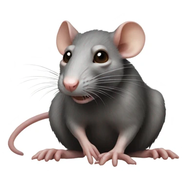 realistic rat scab from harry potter sticker