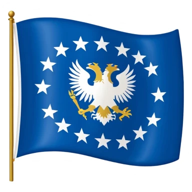 Flag of a country called Kosovo sticker