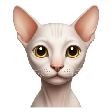 Hairless cat sticker