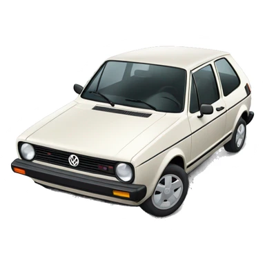 Volkswagen Golf car sticker