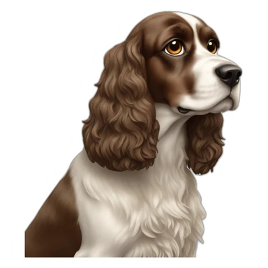 cavaler spaniel dog sticker