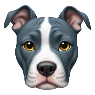 Blue brindle pitbull sticker