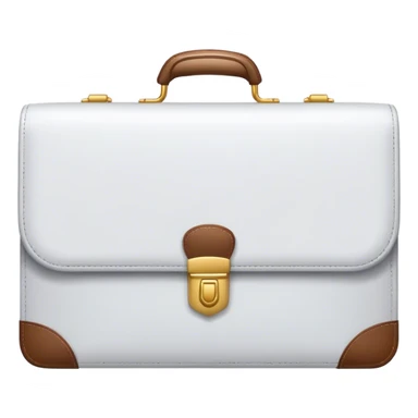 white briefcase sticker