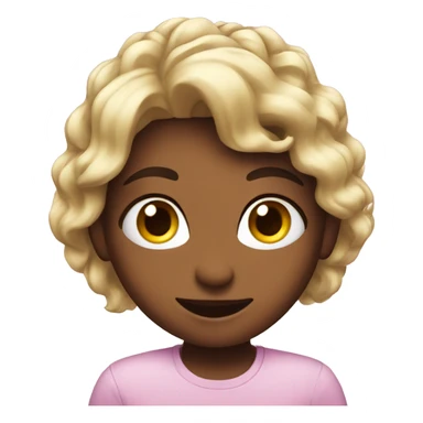 Face with girlie energy playful sticker