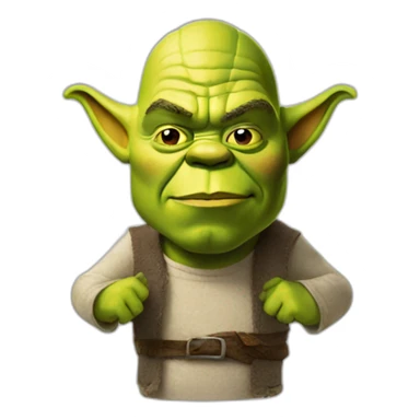Shrek Yoda sticker