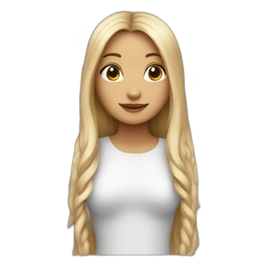 Women with angel wings and nelmet and long hair sticker