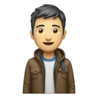 person searching in goole sticker