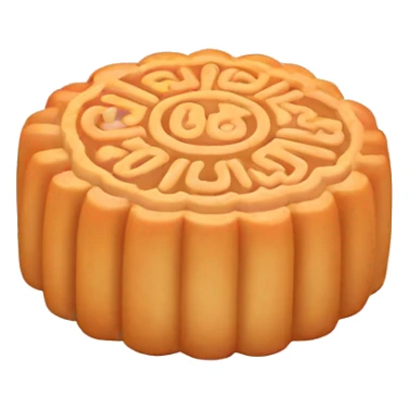 Light pink mooncake sticker