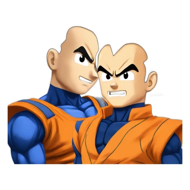 San goku and vegeta sticker