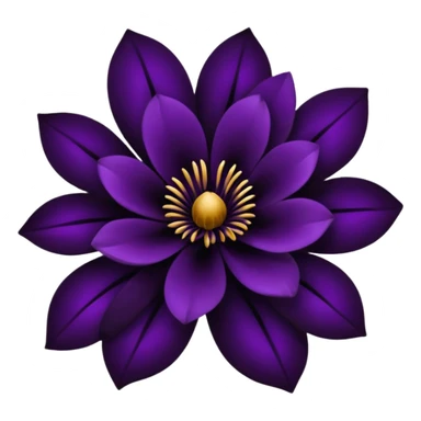 Flores negras sticker