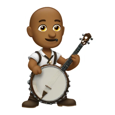 Vivaldi standing banjo banjo sticker