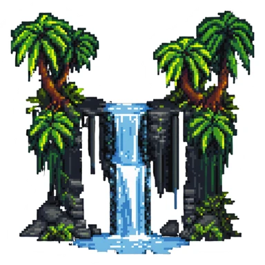 waterfall sticker