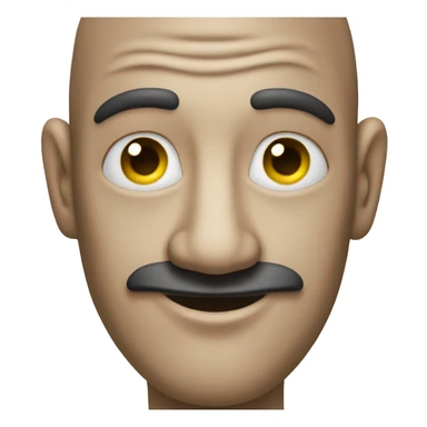 skibidi toilet man head sticker