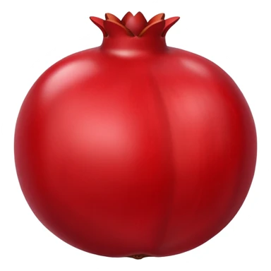 Pomegranate fruit sticker