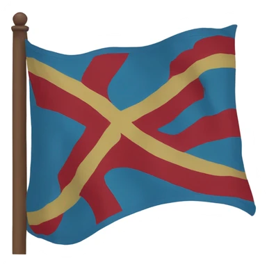 West Indie flag sticker