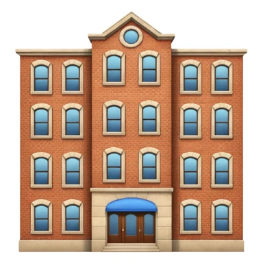 A apartment building sticker