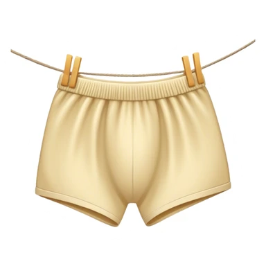 underware flapping on a clothesline sticker