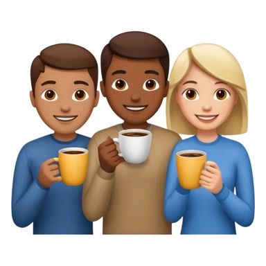 coffee drinkers sticker