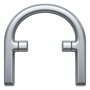 Magnet reverse U shaped sticker