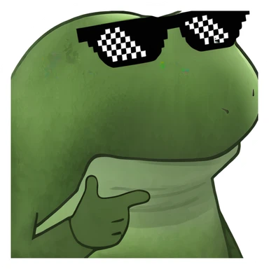 Emoji pointing up rolling eyes sticker