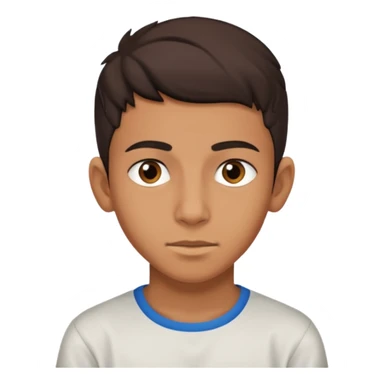 marokaanse jongentje van 16 die niet blij kijkt sticker