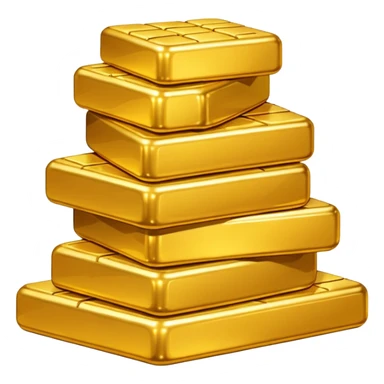 Tons of gold, a pile of gold sticker