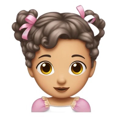Cute baby princess sticker