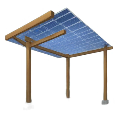 Solar canopy sticker